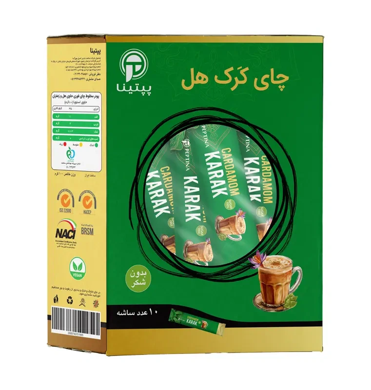 چای کرک هل بسته 10 عددی 