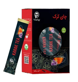 چای کرک زعفرانی بسته 10 عددی